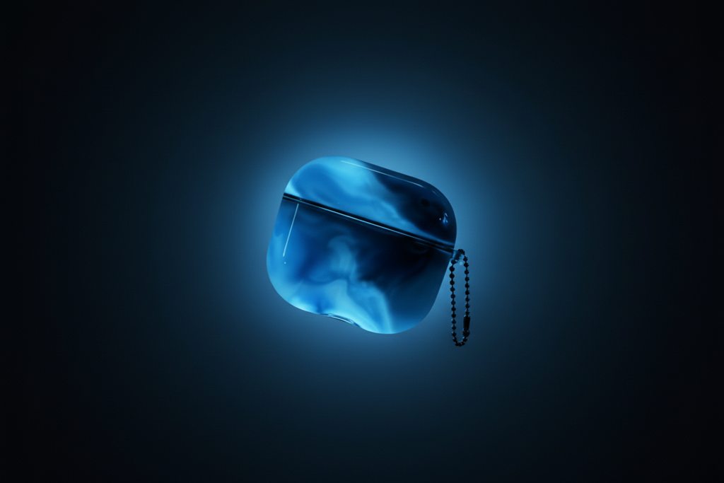 AirPods case en azul