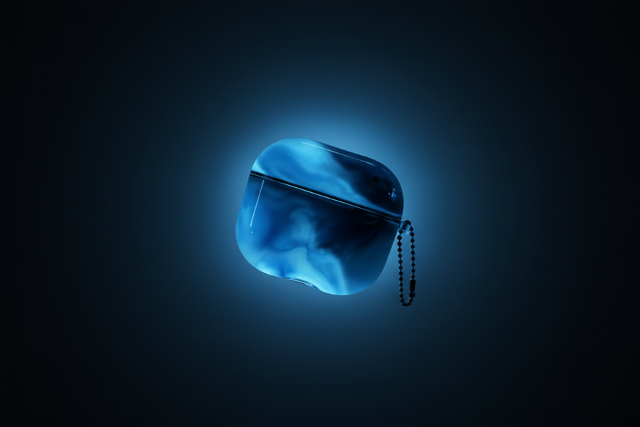 AirPods case en azul