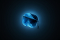 Blue Glow Case Pure Black